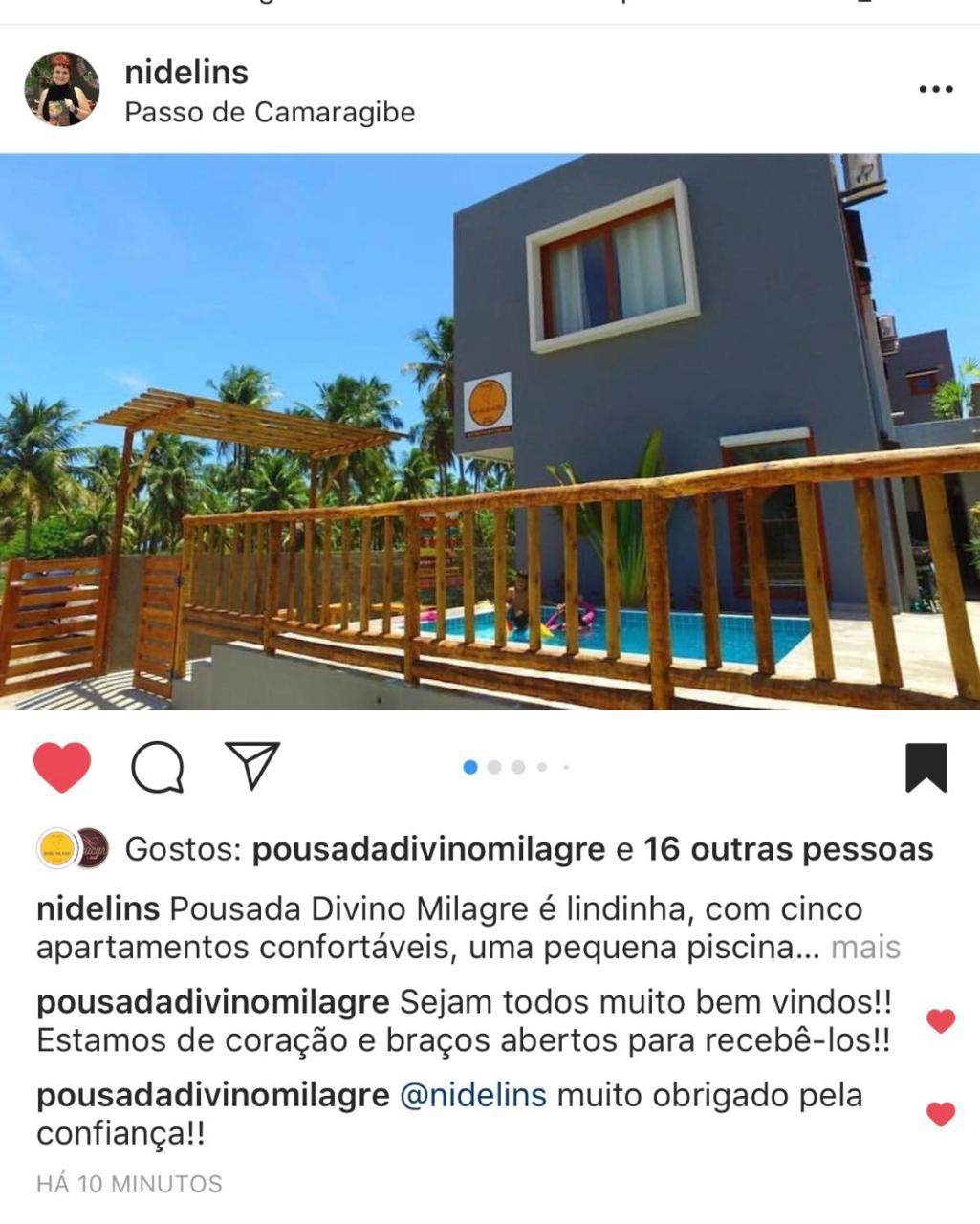 Pousada Divino Milagre Passo de Camarajibe Exterior foto